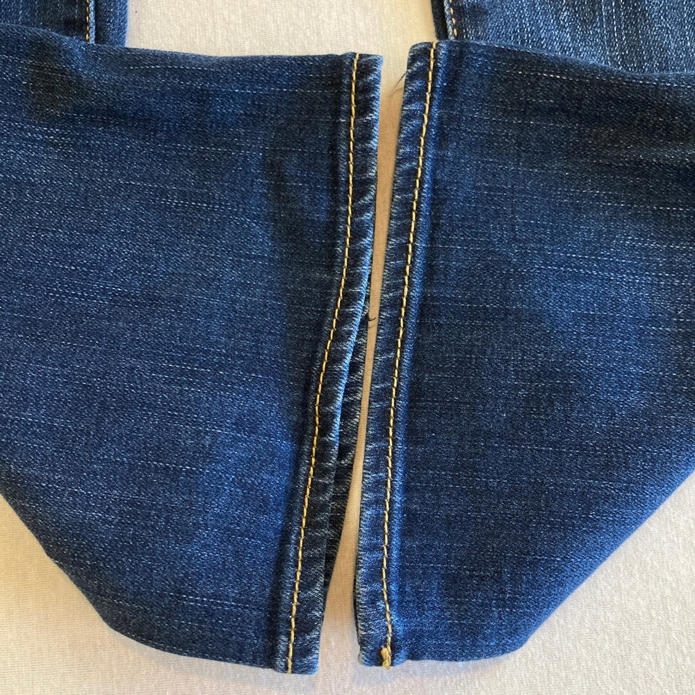 American Eagle Artist Crop Jeans Womens 6 Dark Wash Super Stretch 23 Inseam - Picture 5 of 15
